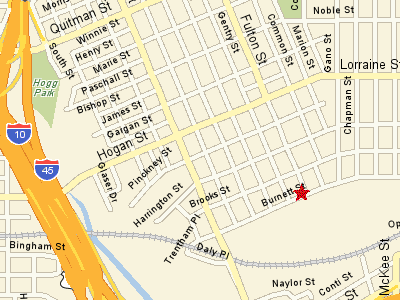 Map to 1400 Fulton