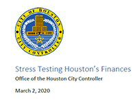 Stress Testing Houston's Finances