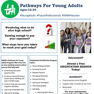 MAM Pathways For Young Adults Ages:16-24
