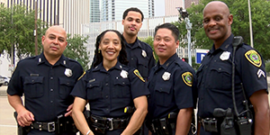 Smiling Faces of the Houston Police Department