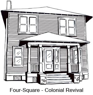 Four Square - Colonial Revival