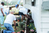 Volunteers provide new landscaping