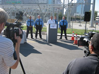 Houston Police Department and CenterPoint Energy announcment