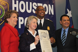 Mayor Parker and Police Chief