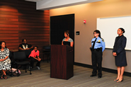 Members of the Houston Police Department’s Command Staff recently honored dozens of local high school students