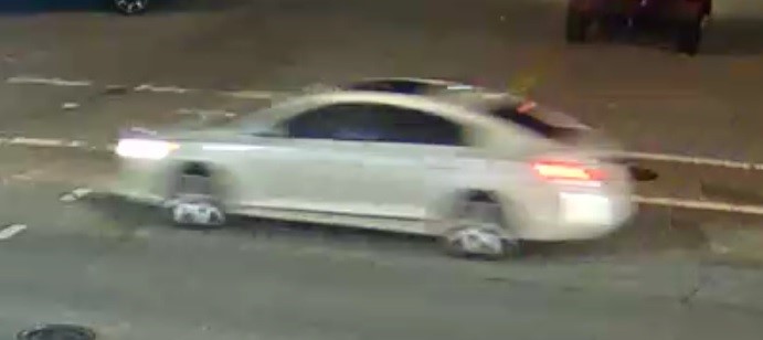 surveillance photo of a suspect's vehicle
