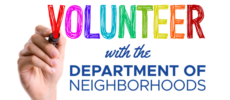 Volunteer with Department of Neighborhoods