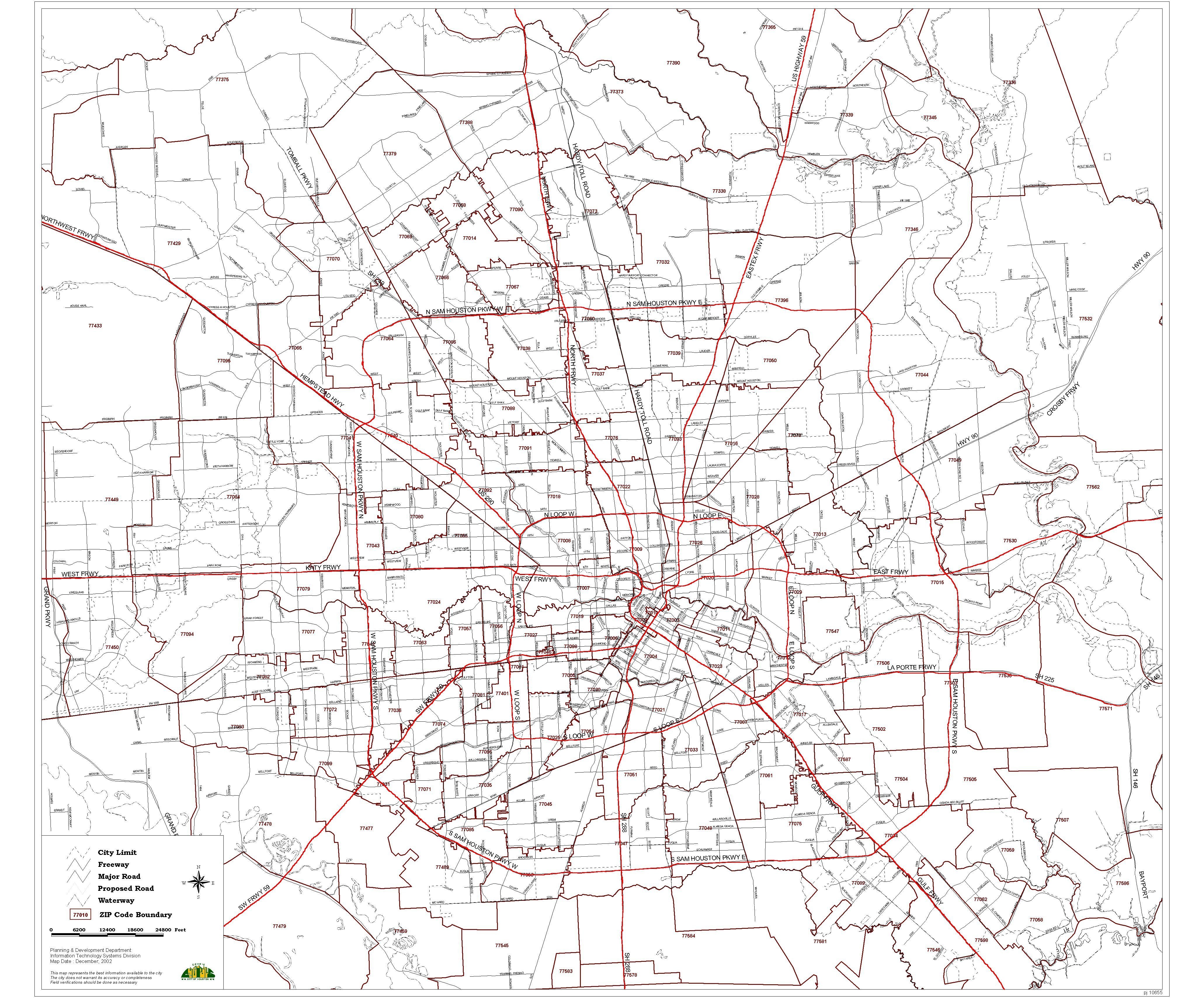 Houston Zip Codes: List and Map