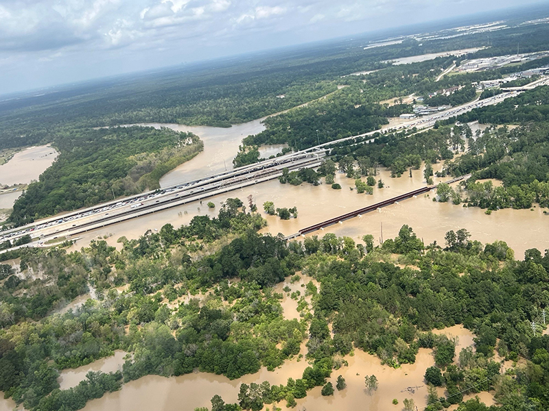 Kingwood Flooding Aerial View 1