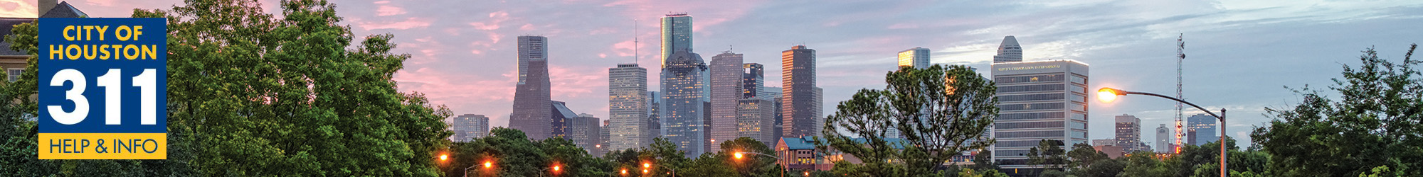 Houston Skyline at Sunrise