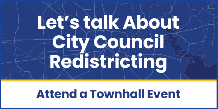 Redistricting Town Hall Events