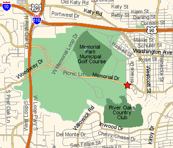 Memorial Park Map