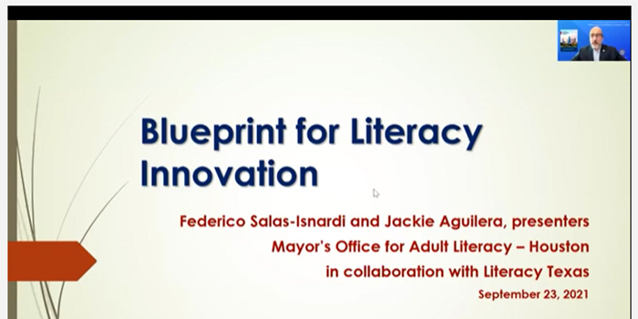 Blueprint for Adult Literacy Webinar