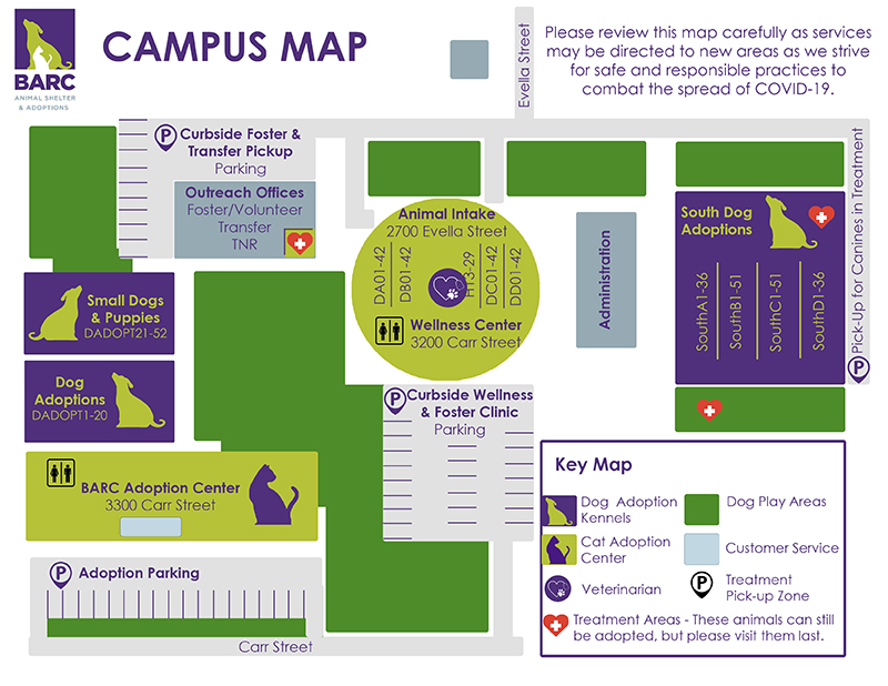 BARC Campus Map