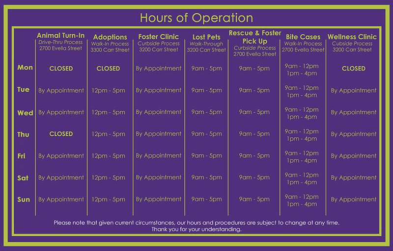 Hours of Operation