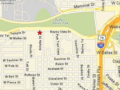 Map to 1801 Allen Parkway