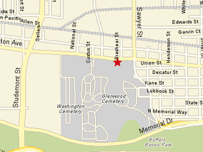 Map to 2505 Washington