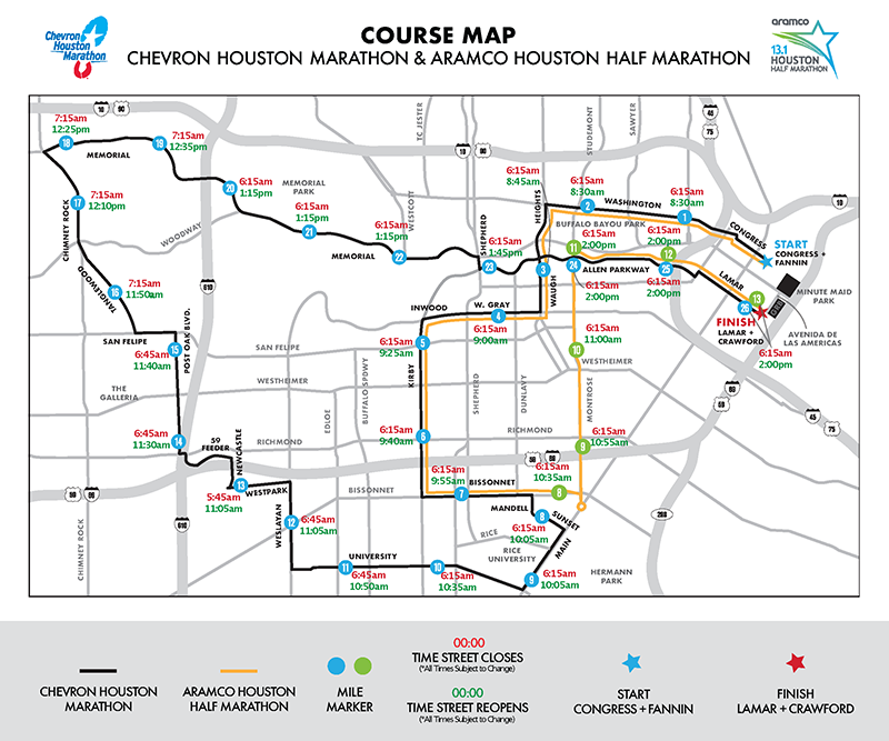 Marathon Street Map
