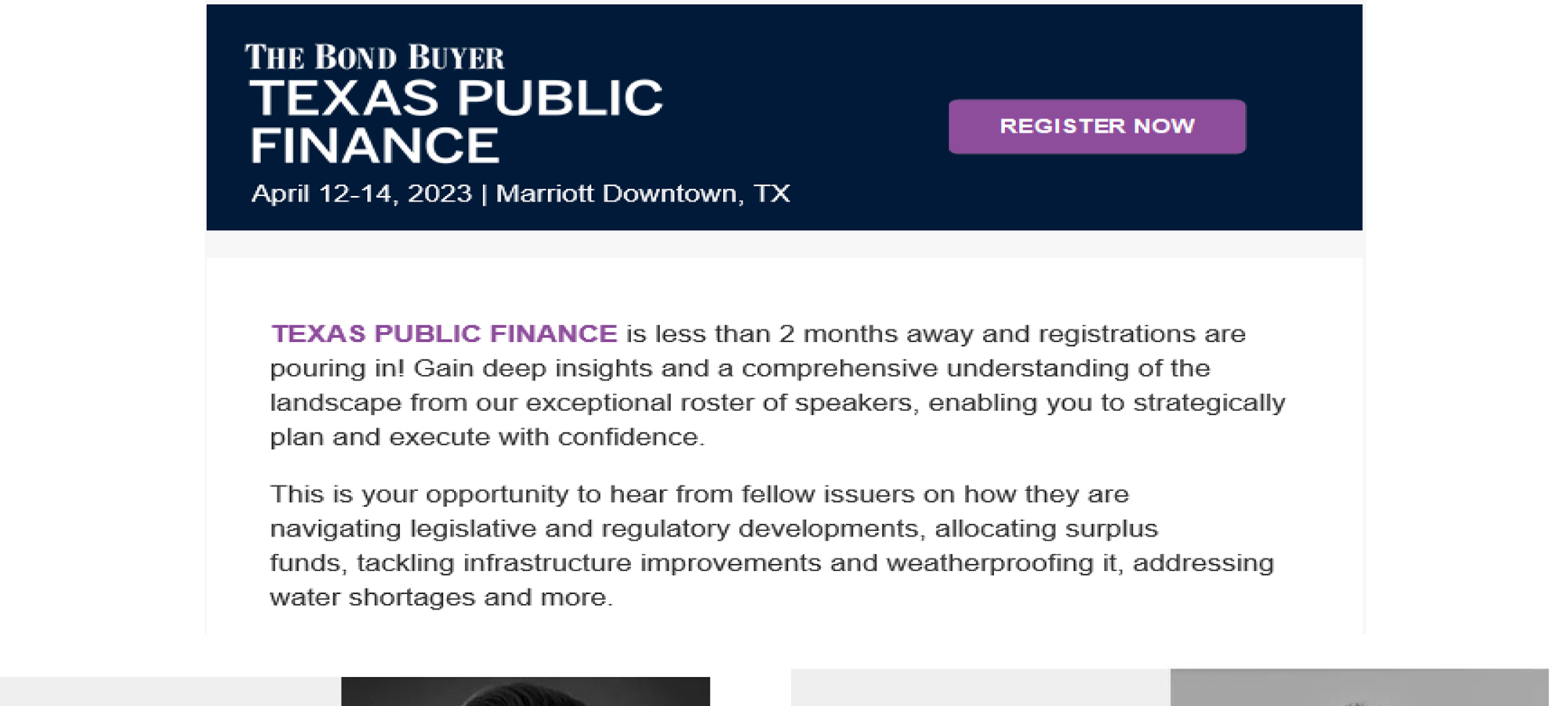 Bond Buyer Texas Conference