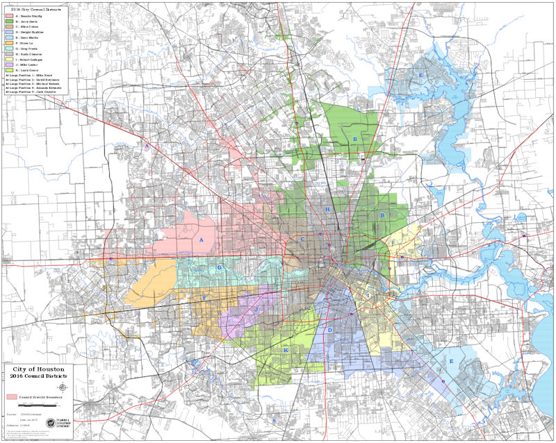 Houston Water District Map City Council District E Houston Water District Map City Council District E
