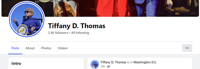 Council Member Thomas's Facebook Page