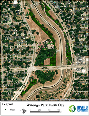 Tree Placement at Watonga Park