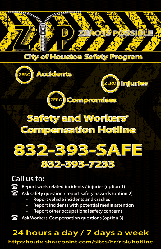 Safety WC Hotline flyer