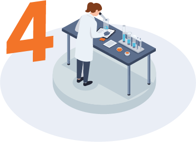 Drug Testing Step 4 Illustration