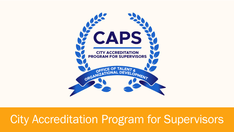  City Accreditation Program for Supervisors