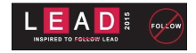This is the logo of the LEAD conference.