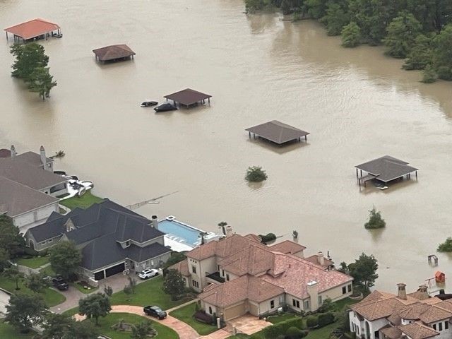 Kingwood Flooding Aerial View 2