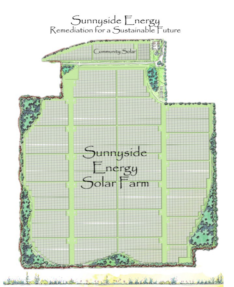Sunnyside Solar Farm Drawing