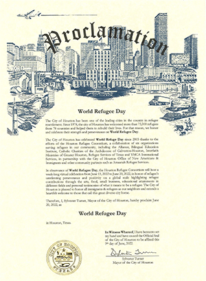 World Refugee Day 2022 Proclamation