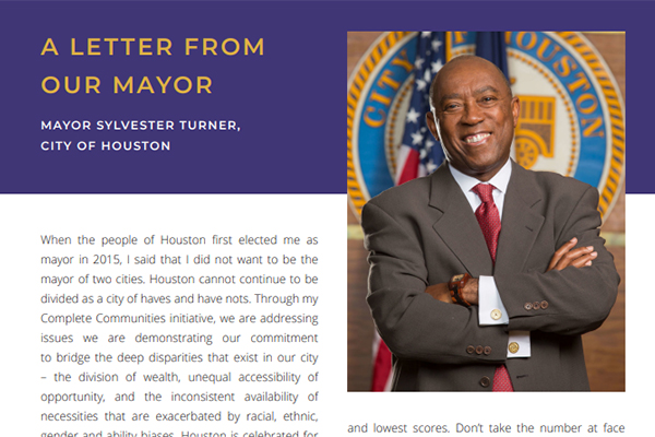 Letter from Mayor Turner