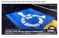 Abusing Handicap Parking Spots