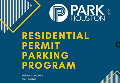 Residential Permit Parking Program Presentation Overview
