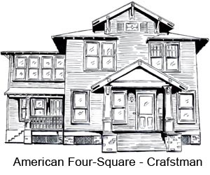 American Four Square - Craftsman