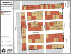 Westmore map