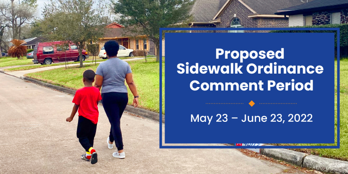 Comment on the Proposed Sidewalk Ordinance Amendments. 