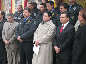 Members of the Houston Police Department's Eastside and South Central Patrol Divisions