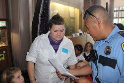 HPD Officer Offers Tips to Museum Patrons #1