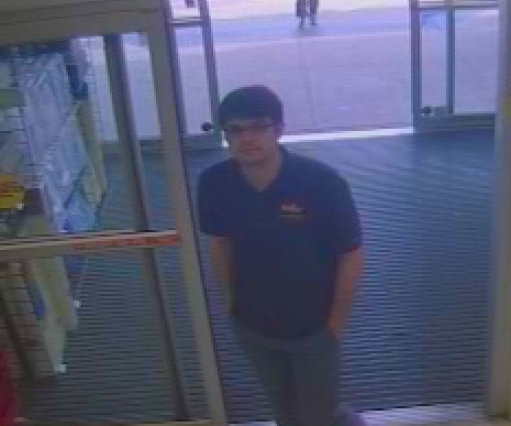 Surveillance photo of suspect