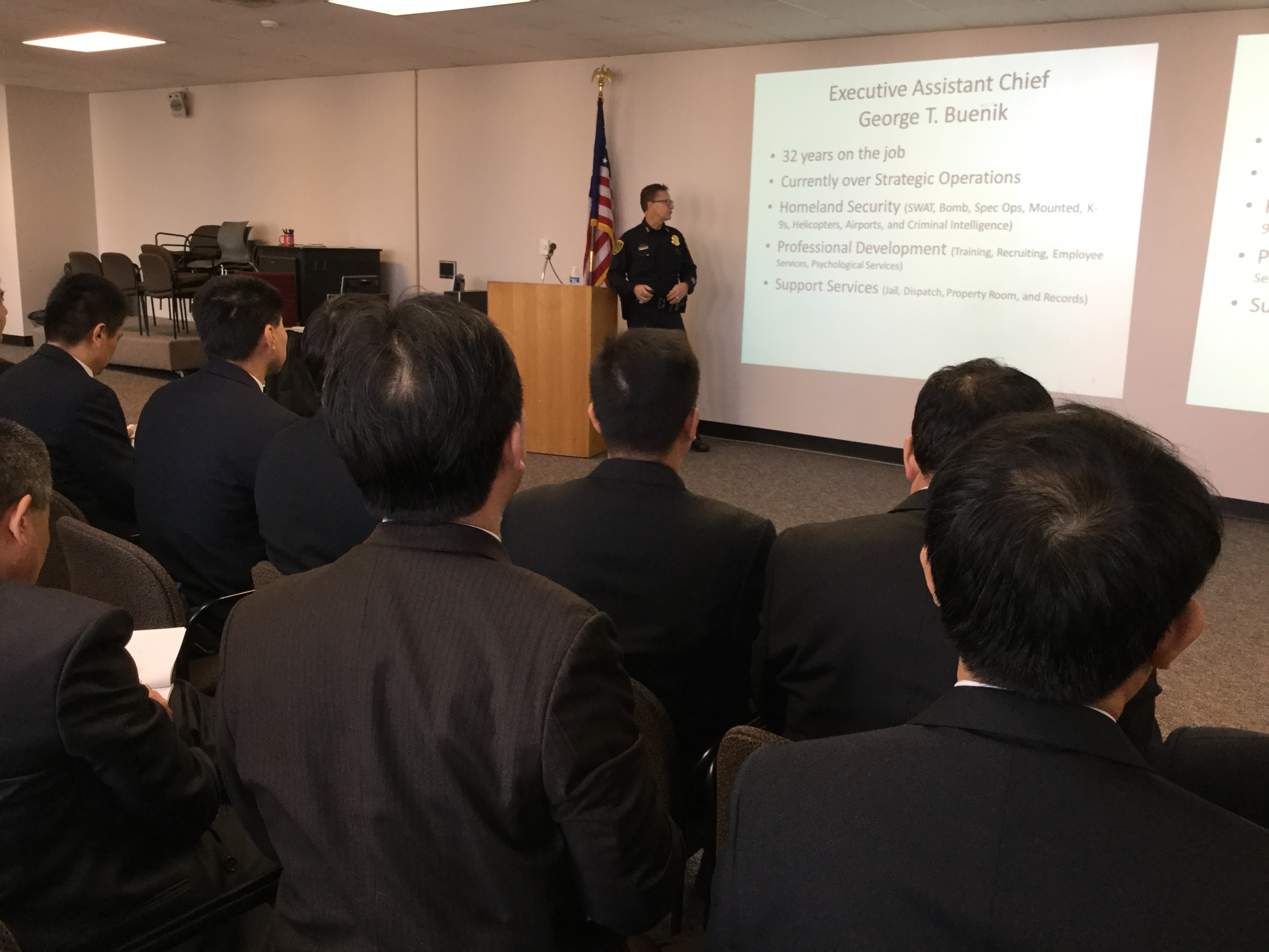 HPD welcomed a delegation of Chinese police officers from the Shandong Provincial Security Bureau 
