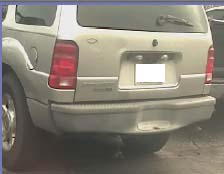 wanted vehicle