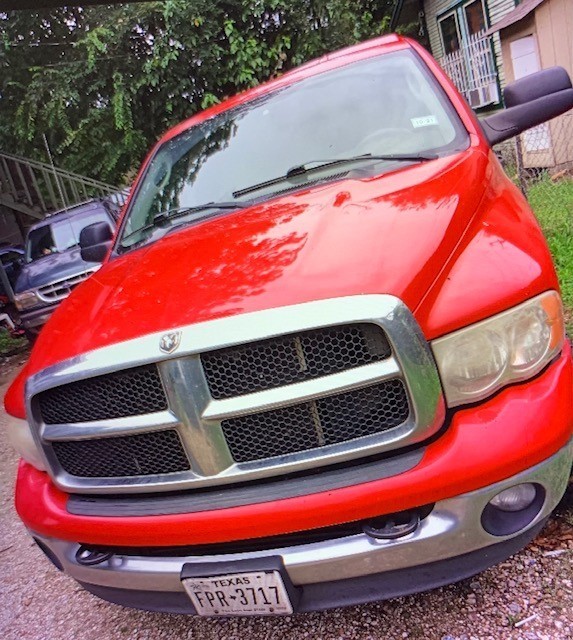 Red Dodge Ram Pickup Truck